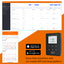 Elitech RCW-800WiFi Real-time Temperature and Humidity Data Logger with SMS Email APP Push Alert Matte Black (Temlog W1H) 