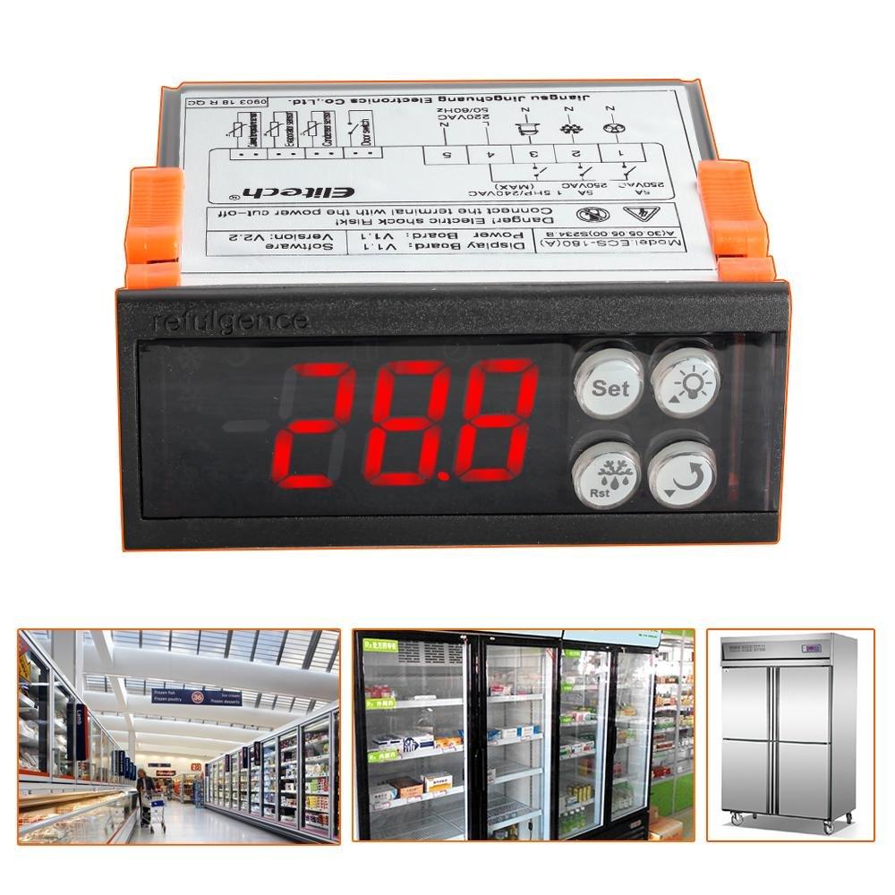 Elitech ECS-180A 220V Thermostat Temperature Controller - Elitechustore