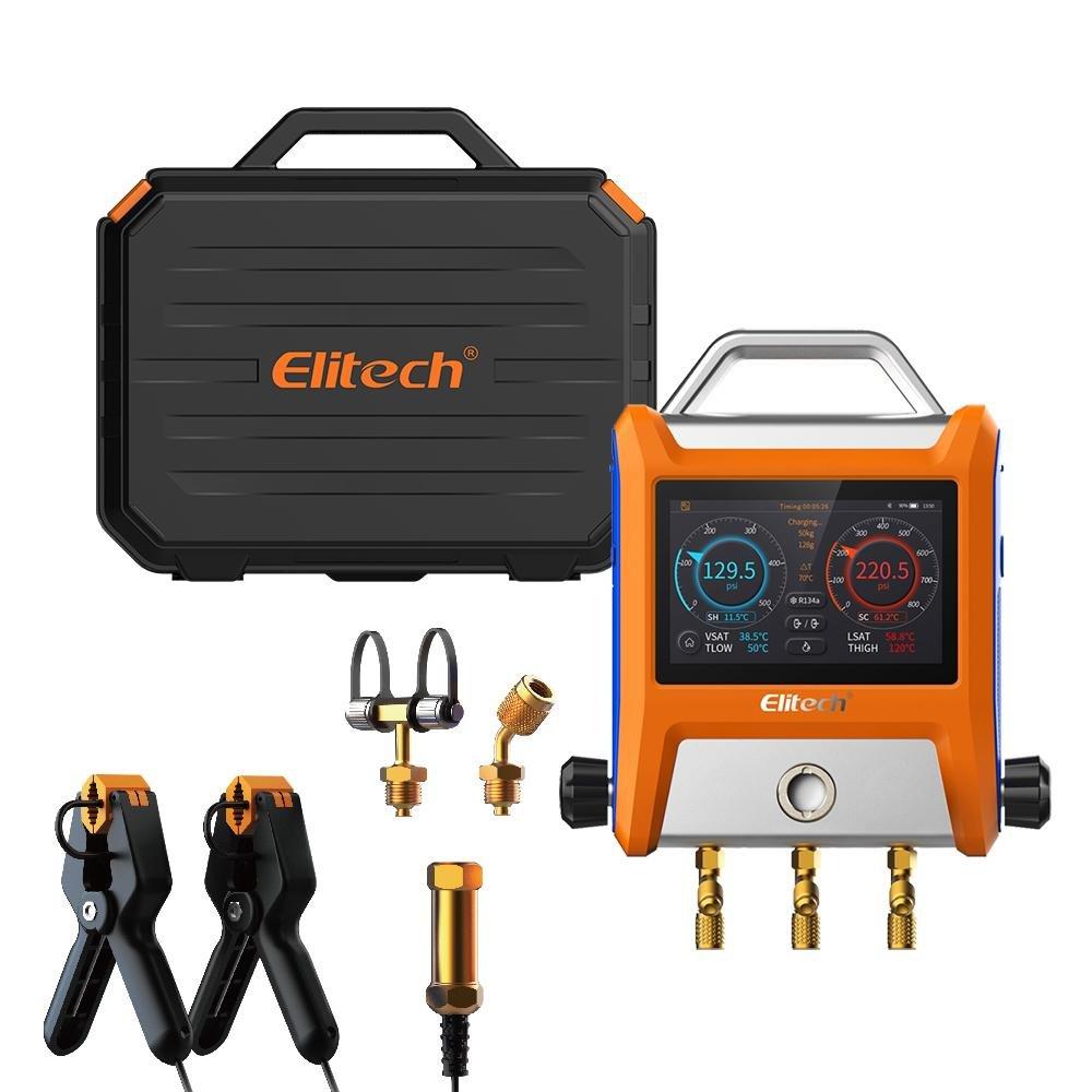 Elitech EMG-20V Intelligent 2 Valves Digital Manifold with 5¡± Smart Touch Screen - Elitech Technology, Inc.