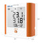 Elitech GSP-8 Temperature and Humidity Digital Data Logger Wall Mounted Large Screen Max/Min Value Display 2-Year Certificate Audio Alarm - Elitech Technology, Inc.