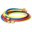 Elitech Refrigerant Charging Hose Set for R134a R404a R12 R22 Air Conditioning Refrigerant 1/4''Fitting, 59'', Red/Yellow/Blue (Pack of 3) - Elitech Technology, Inc.