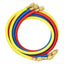 Elitech Refrigerant Charging Hose Set for R134a R404a R12 R22 Air Conditioning Refrigerant 1/4''Fitting, 59'', Red/Yellow/Blue (Pack of 3) - Elitech Technology, Inc.
