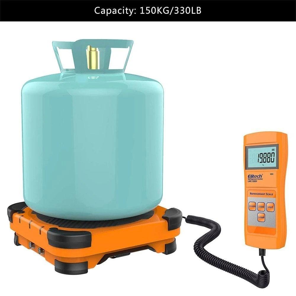 Elitech SVP-7 Vacuum Pump 7 CFM 2 Stage Intelligent HVAC LMC-200A Refrigerant Charging Weight Recovery Scale - Elitech Technology, Inc.