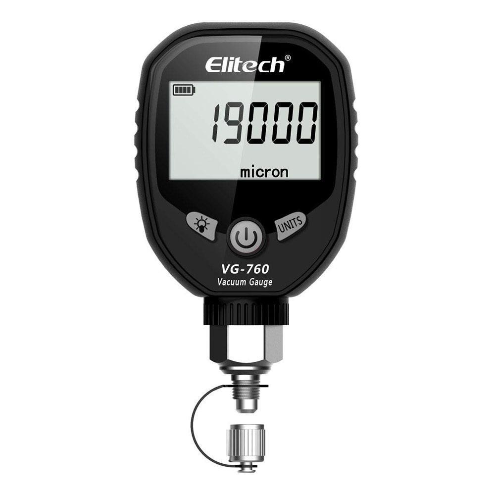 Elitech SVP-7 Vacuum Pump 7 CFM 2 Stage Intelligent HVAC VG-760 Digital Vacuum Gauge Micron Gauge for HVAC - Elitech Technology, Inc.