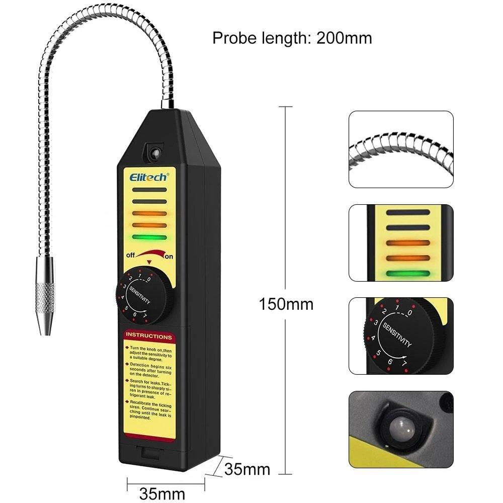 Elitech SVP-7 Vacuum Pump 7 CFM 2 Stage Intelligent HVAC WJL-6000S Freon Halogen Leak Detector - Elitech Technology, Inc.