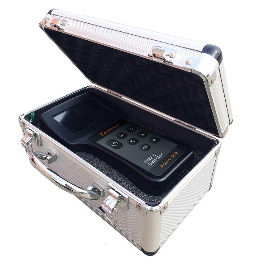 Temtop Airing-1000 2nd Generation Professional Laser Air Quality Monitor PM2.5 PM10 Detector Particle Counter Dust Meter Real Time High Accuracy Data Export - Elitech Technology, Inc.