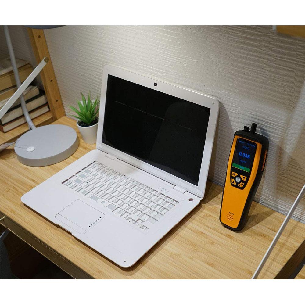 Temtop M2000 2nd Generation Air Quality Monitor for PM2.5 PM10 Particles CO2 HCHO Temperature Humidity Settable Audio Alarm Data Export Recording Curve Easy Calibration - Elitech Technology, Inc.