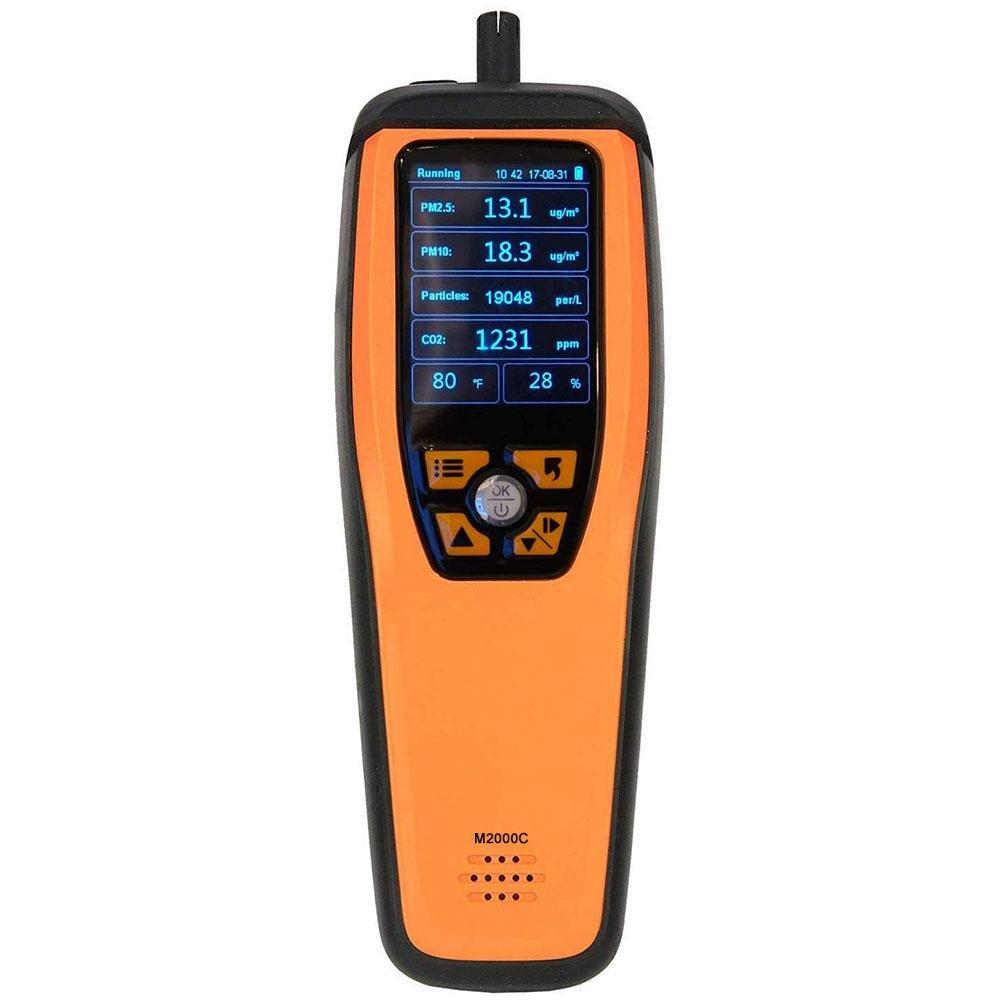 Temtop M2000C Indoor and Outdoor Air Quality Monitor Professional PM2.5/PM10/CO2 Monitor - Elitechustore